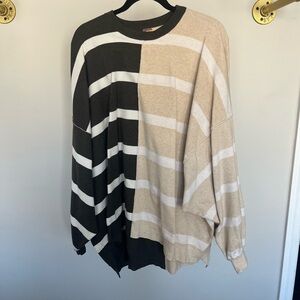 Free People Uptown Stripe Pullover